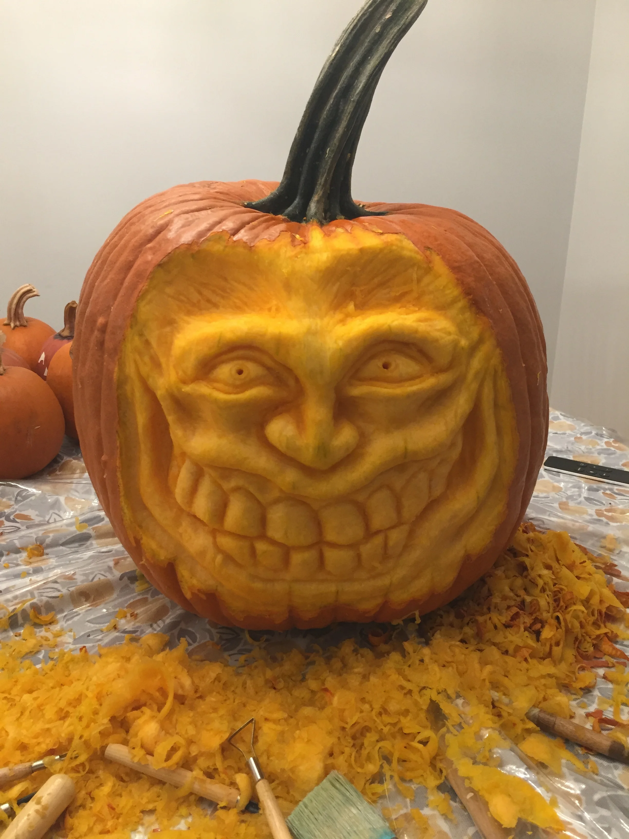 Pumpkin carving